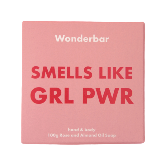 Wonderbar - SMELLS LIKE GRL PWR Rose & Almond Oil Soap 100g