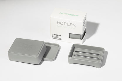 HOPERY - 3 in 1 soap box GREY 1 Stk.
