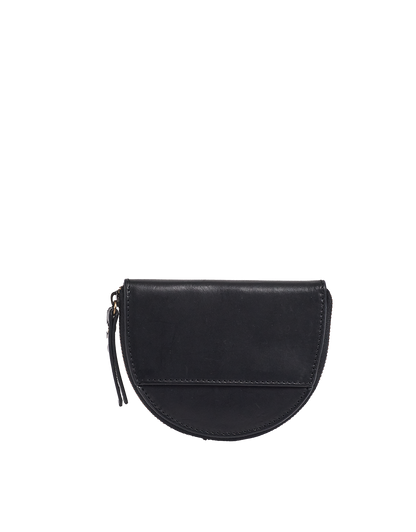 O MY BAG - Laura Purse Black Classic Leather