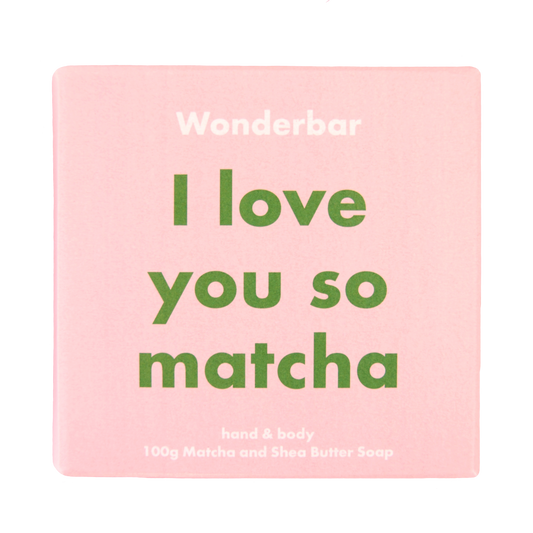 Wonderbar - I LOVE YOU SO MATCHA Matcha & Shea Butter Soap 100g