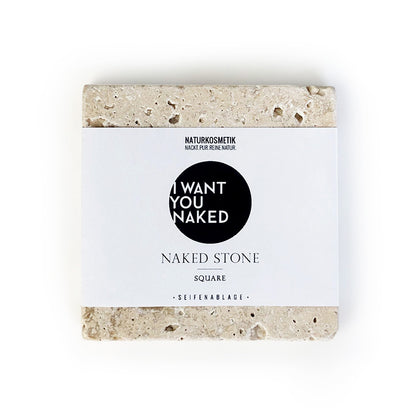 iwantyounaked - Naked Stone Seifenablage quadratisch