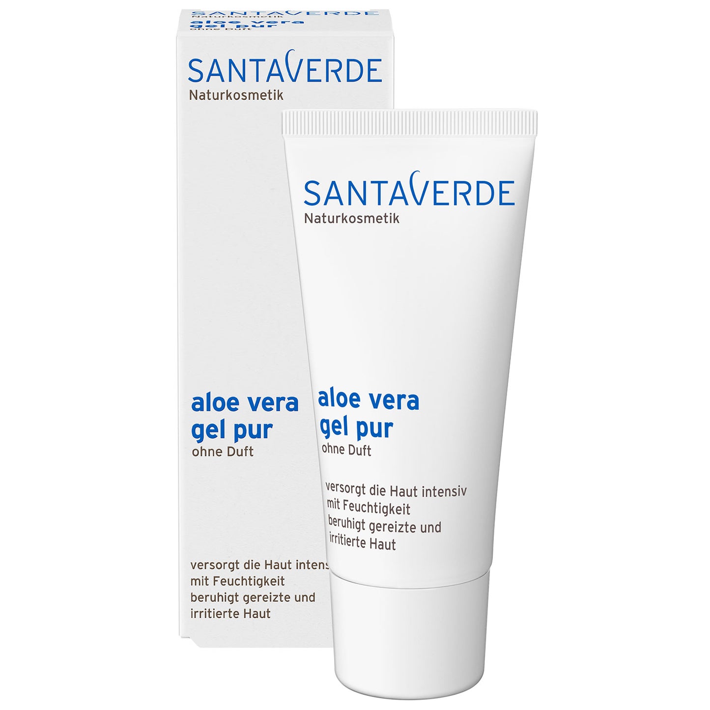 Santaverde - Kleingröße Aloe Vera Gel Pur ohne Duft - Spezial Körperpflege - 50 ml