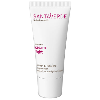 Santaverde - Aloe Vera Creme Light - Basis Gesichtspflege - 30 ml