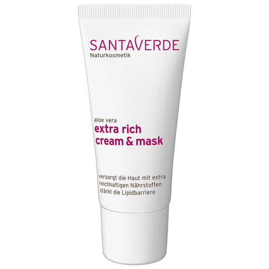 Santaverde - Aloe Vera Extra Rich Cream Mask - Spezial Gesichtspflege - 30 ml