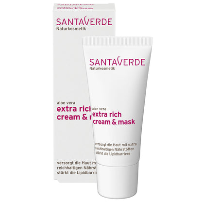 Santaverde - Aloe Vera Extra Rich Cream Mask - Spezial Gesichtspflege - 30 ml