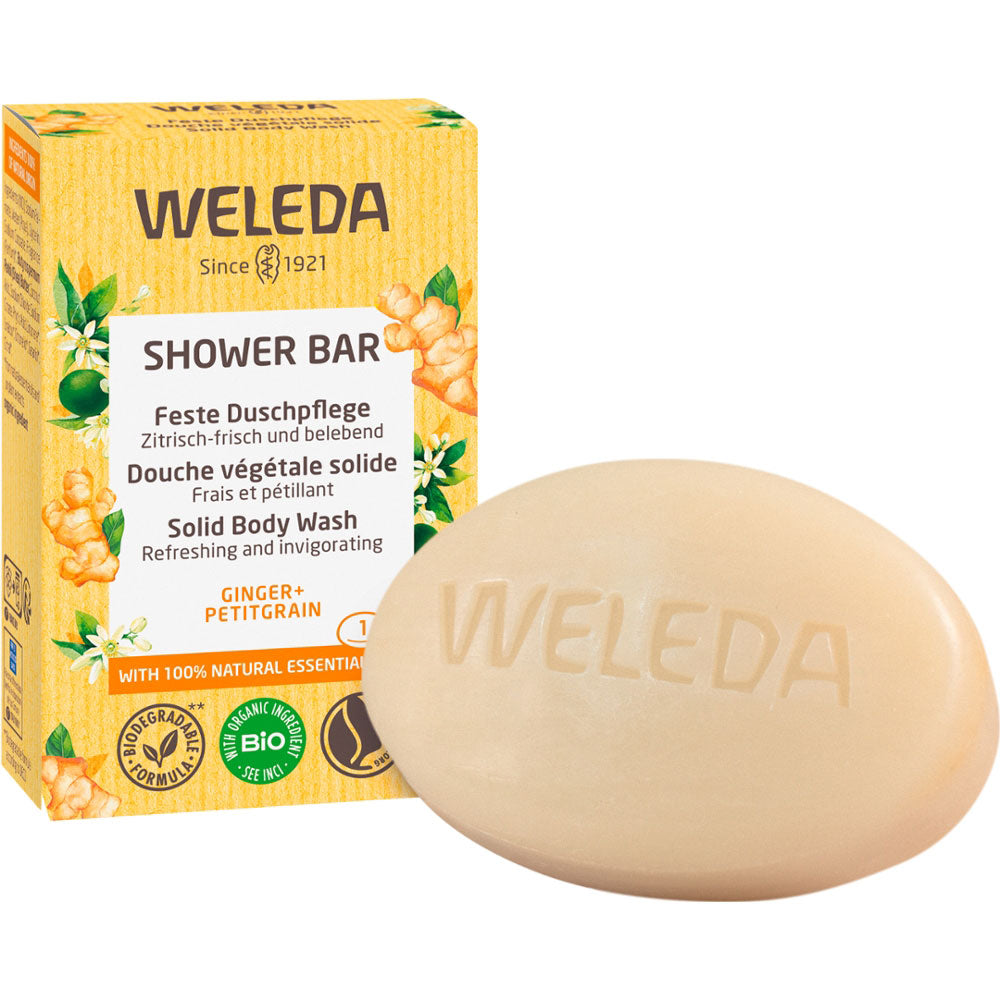 Weleda - Shower Bar Ginger + Petitgrain 75g