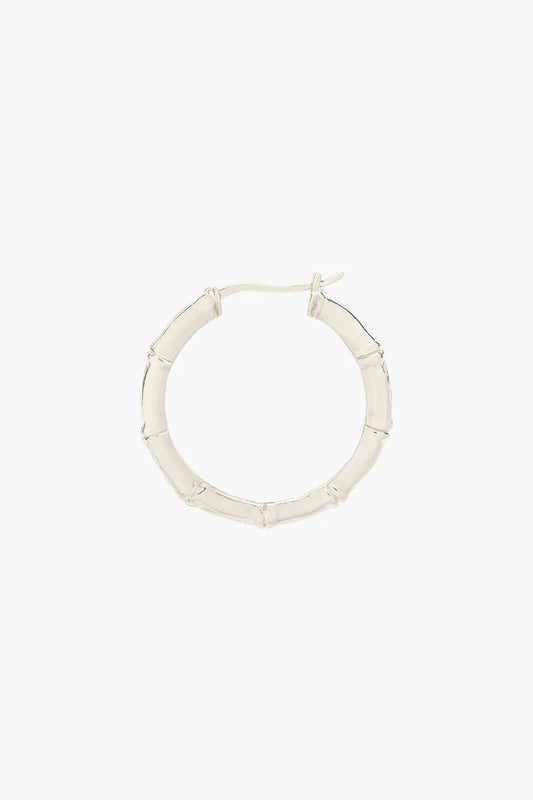 Wildthings - Medium bamboo hoop silver