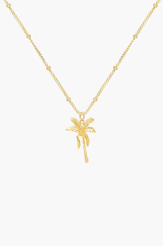 Wildthings - Under the palms necklace gold plated