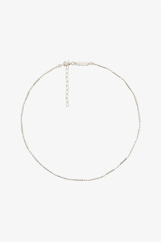 Wildthings - Small bar necklace silver