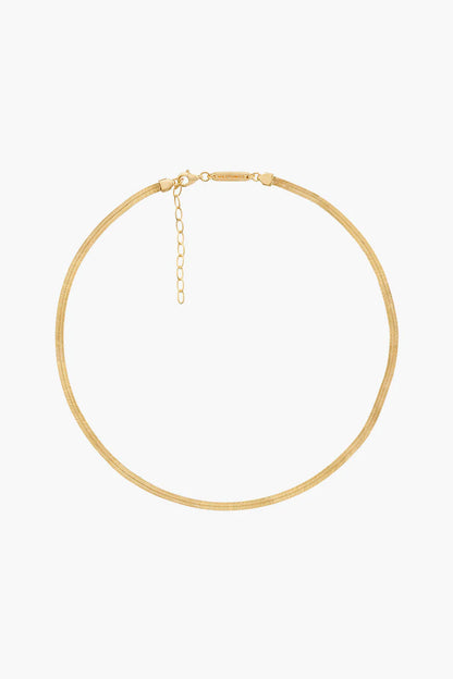Wildthings - Snake chain necklace gold plated
