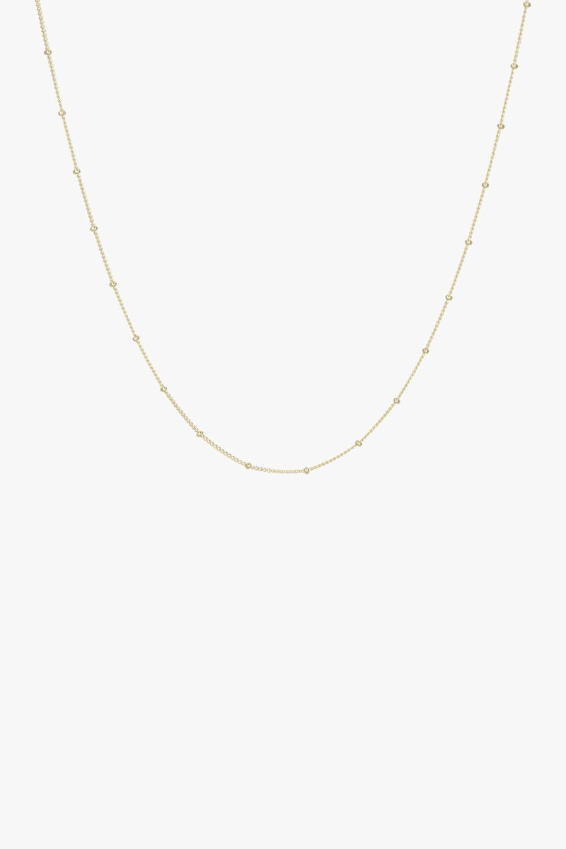 WILDTHINGS - Stud chain necklace gold (45cm)