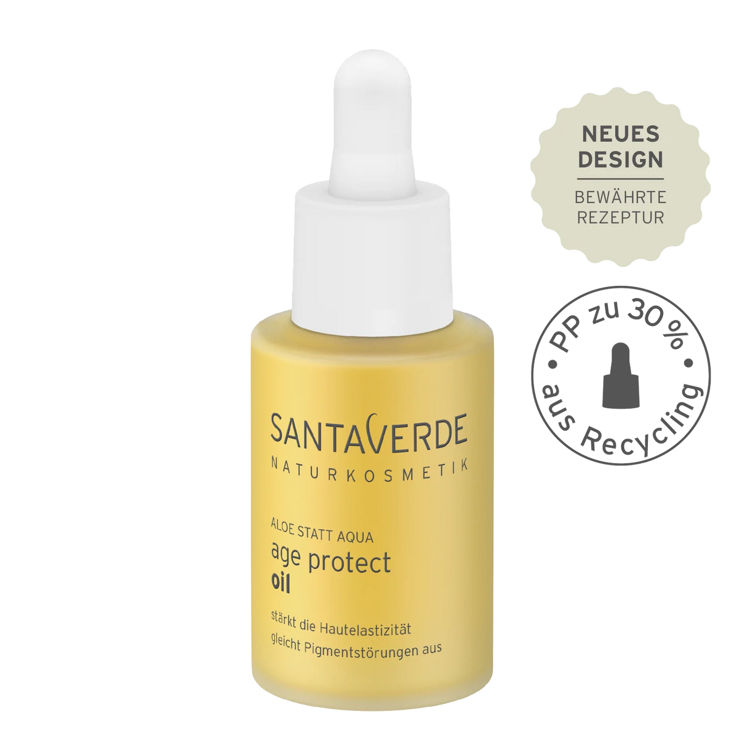 Santaverde - Aloe Vera Blüte Age Protect Öl - Anti-Ageing Gesichtspflege - 30 ml