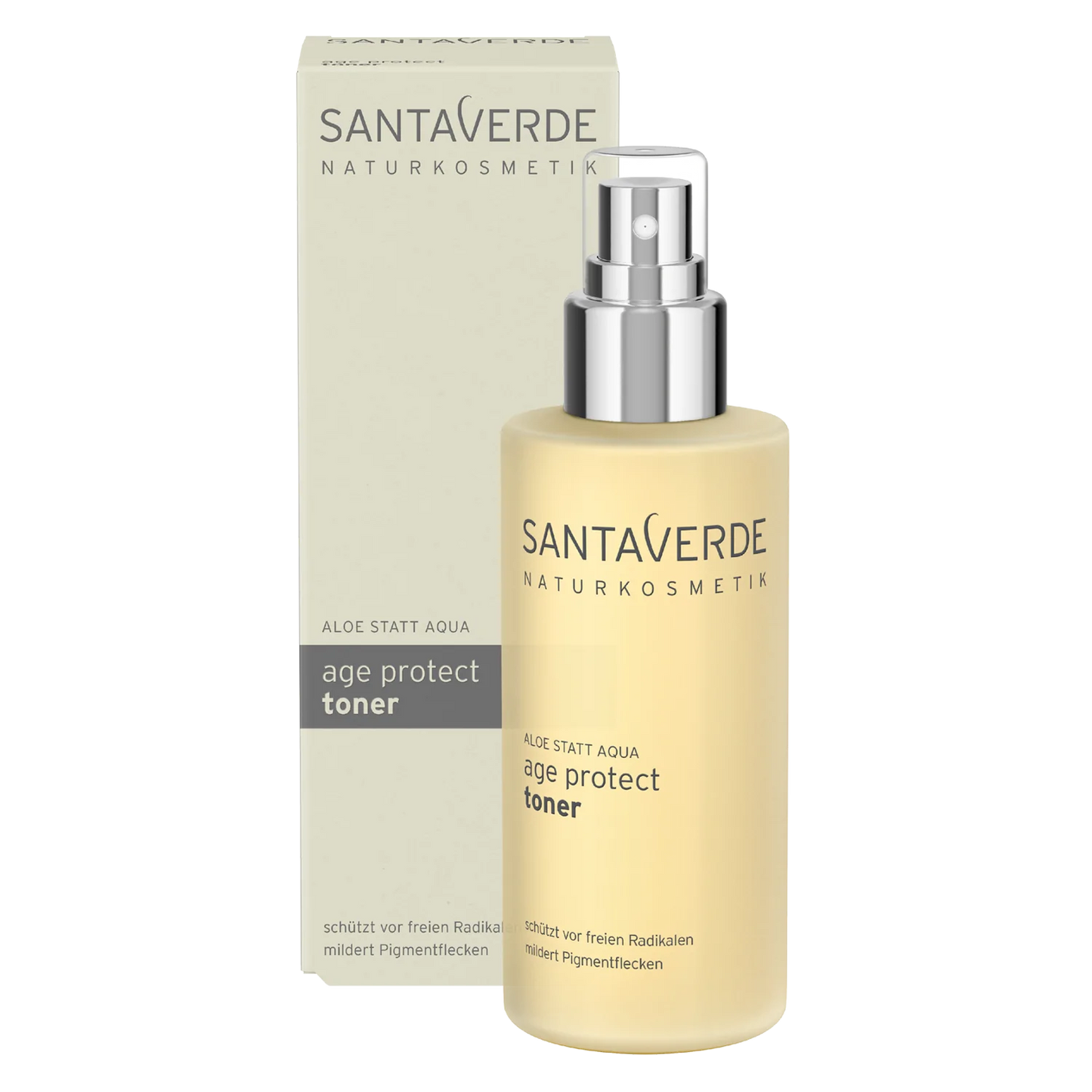 Santaverde - Aloe Vera Blüte Age Protect Toner - Anti-Ageing Gesichtspflege - 100 ml