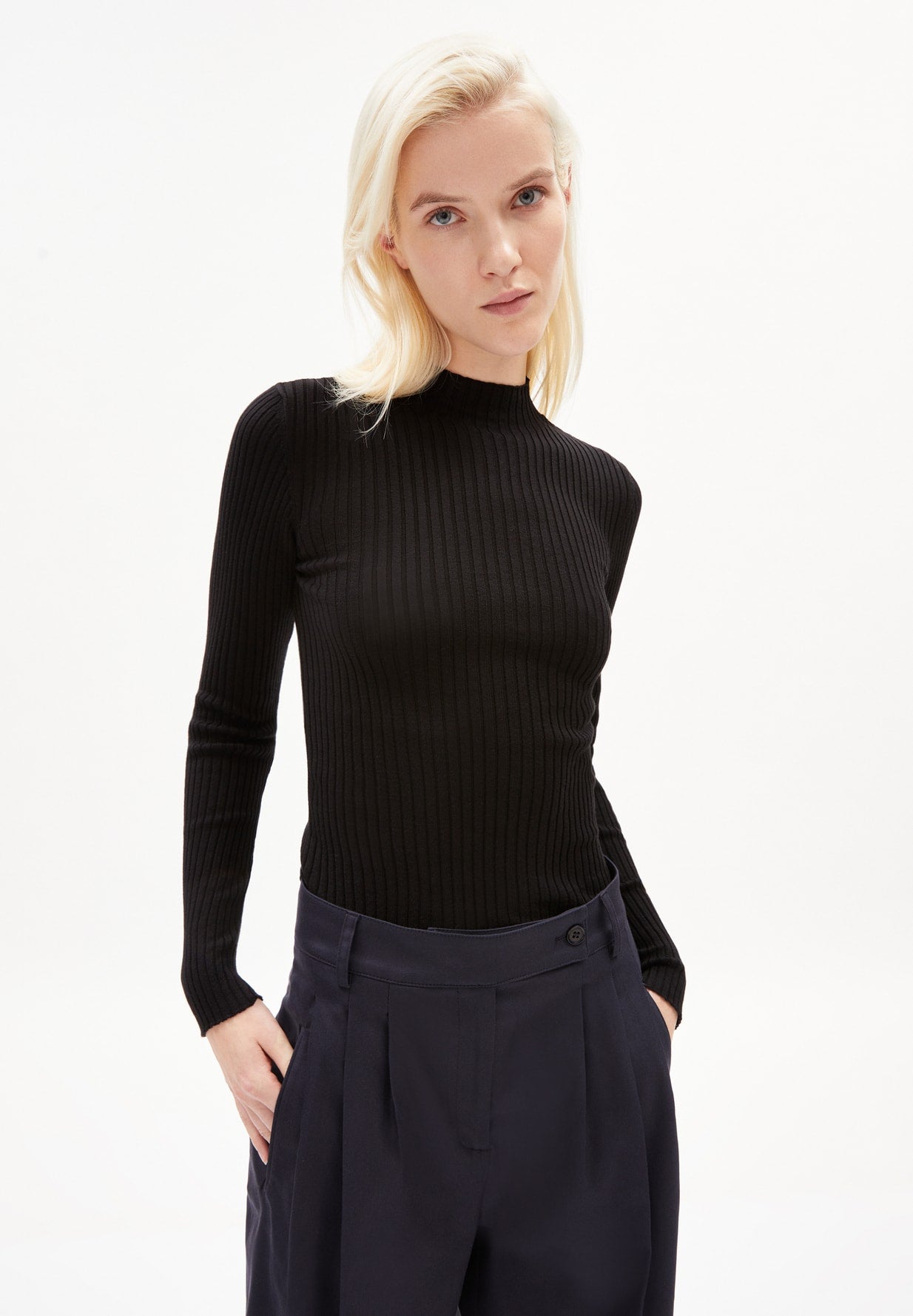 Armedangels - ALAANIA Strick Pullover Solid - WERTE FREUNDE