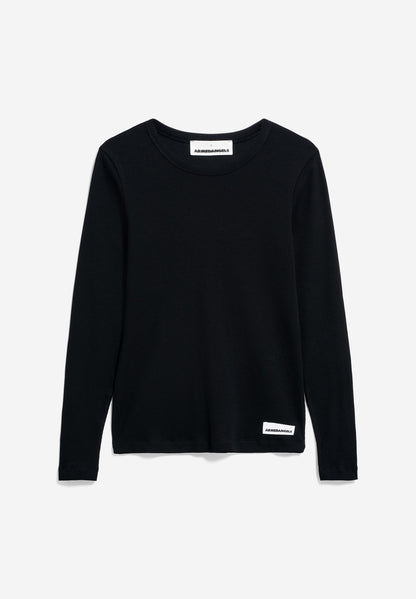 Armedangels - JAALIA Longsleeve black - WERTE FREUNDE