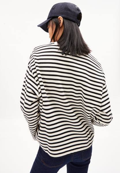 Armedangels - FRANKAA  STRIPE Sweat Shirt W - WERTE FREUNDE