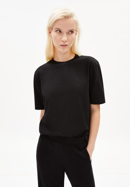 Armedangels - TARJAA Shirts T-Shirt black - WERTE FREUNDE