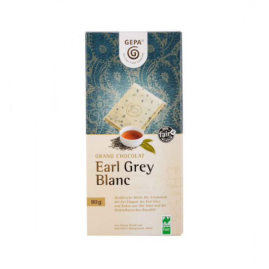 gepa - Bio Schokolade Earl Grey Blanc 80g