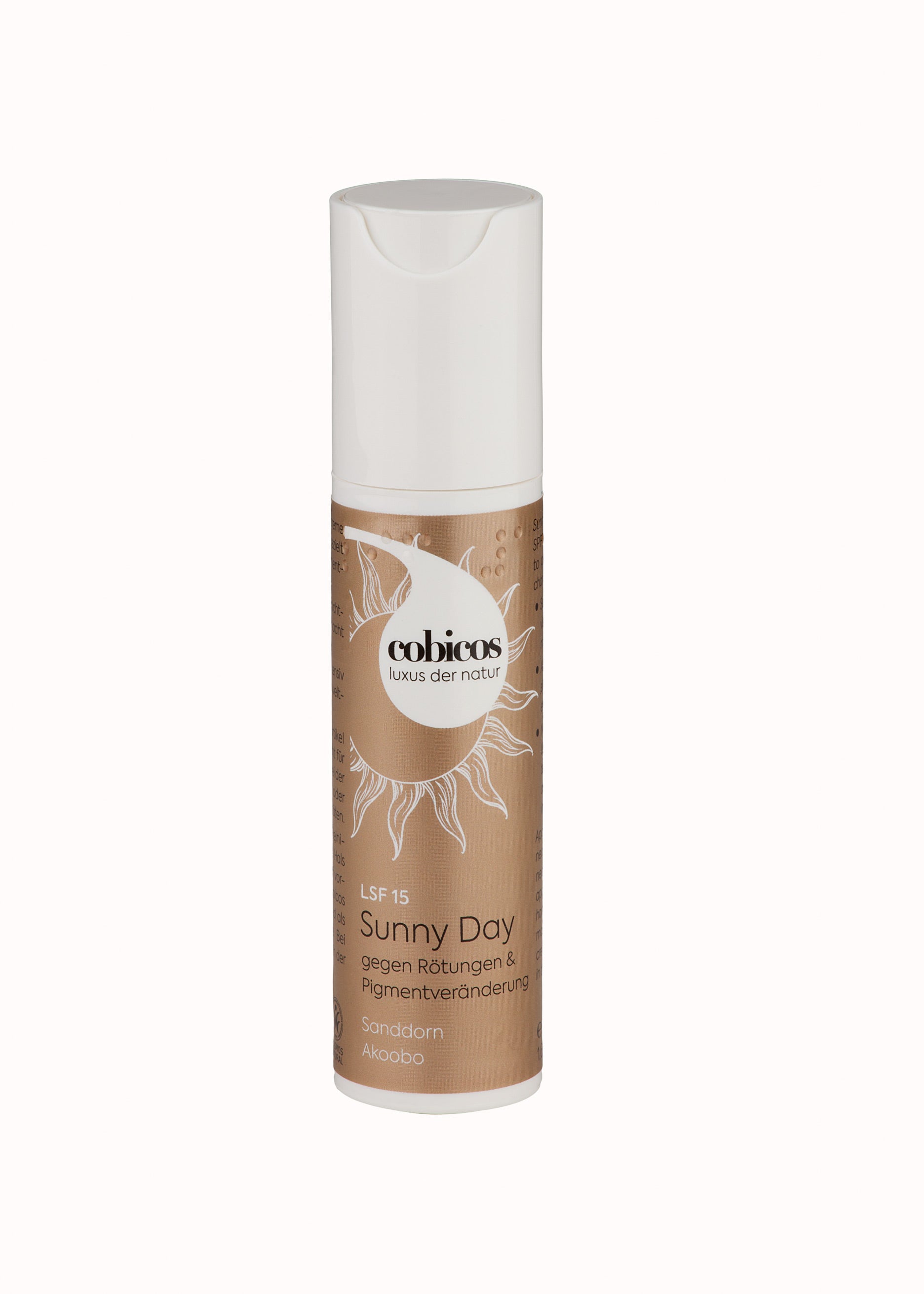 cobicos - SUNNY Day Cream mit LSF 15 50ml - WERTE FREUNDE