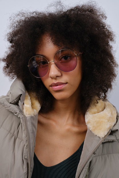 embassy - LYNDON PUFFER JACKET Pale Olive - WERTE FREUNDE