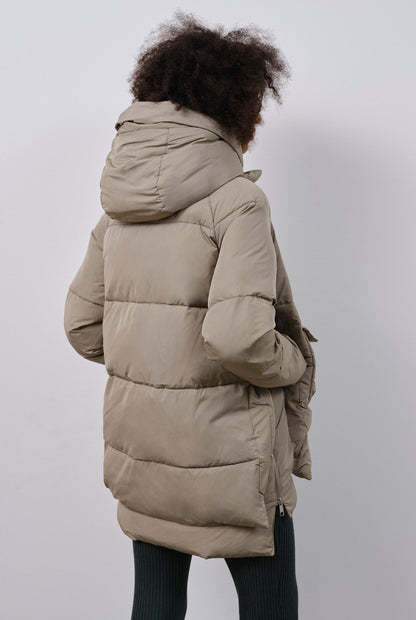 embassy - LYNDON PUFFER JACKET Pale Olive - WERTE FREUNDE