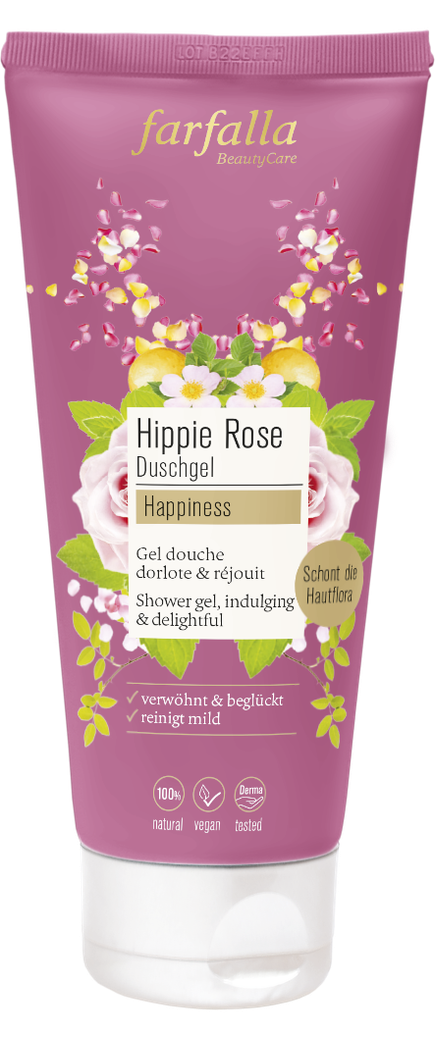 farfalla - Hippie Rose Duschgel 200 ml - WERTE FREUNDE