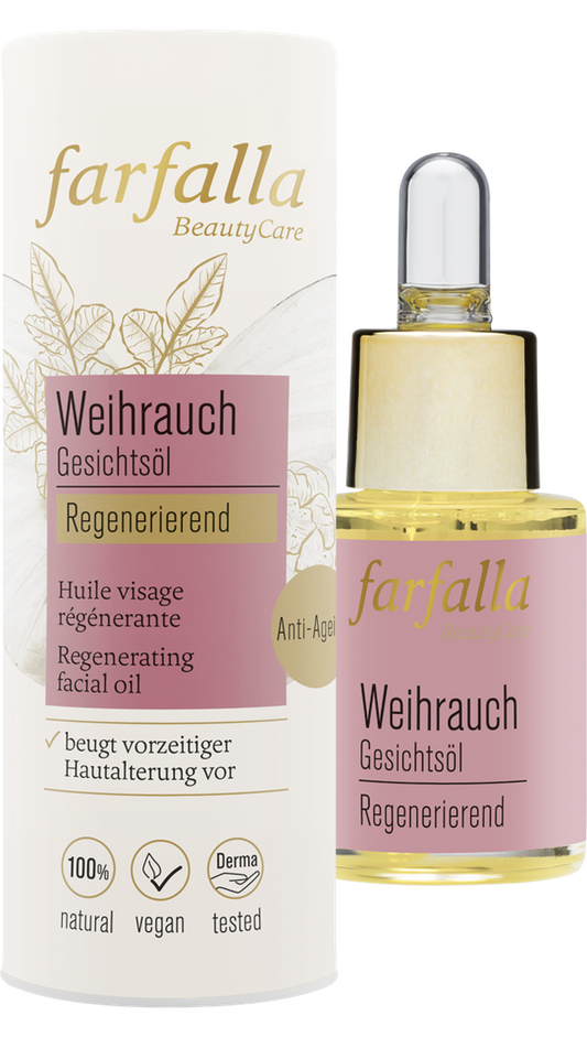 farfalla - Weihrauch Gesichtsöl 15ml - WERTE FREUNDE