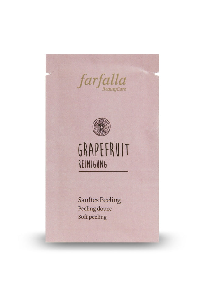 farfalla - Grapefruit Peeling 7 ml - WERTE FREUNDE