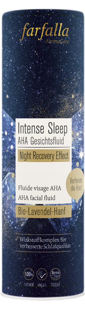 farfalla - Intense Sleep AHA Gesichtsfluid 30 ml - WERTE FREUNDE