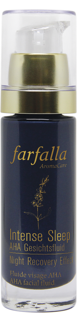 farfalla - Intense Sleep AHA Gesichtsfluid 30 ml - WERTE FREUNDE