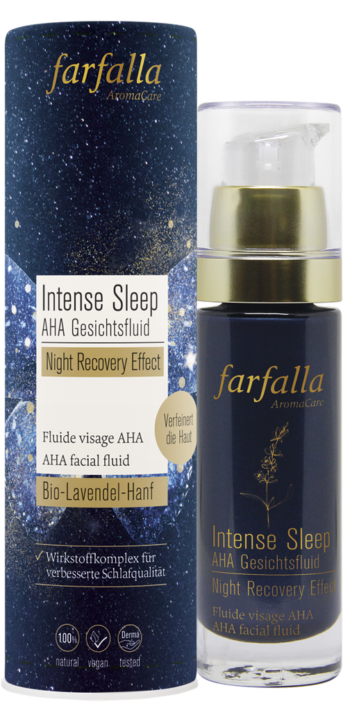 farfalla - Intense Sleep AHA Gesichtsfluid 30 ml - WERTE FREUNDE