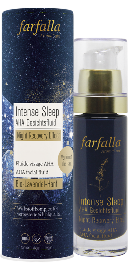 farfalla - Intense Sleep AHA Gesichtsfluid 30 ml - WERTE FREUNDE