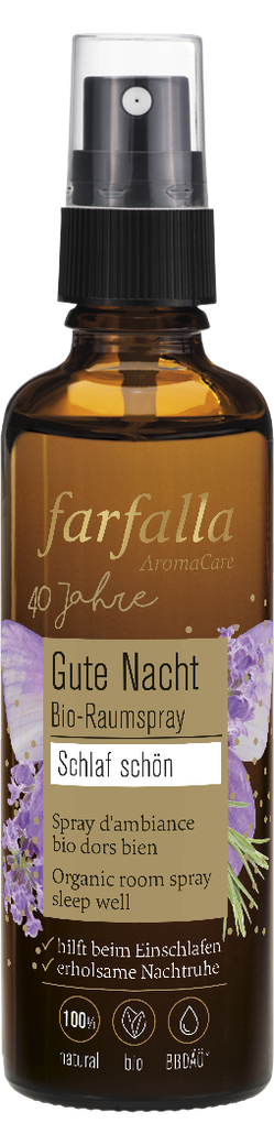 farfalla - Gute Nacht Raumspray 75ml - WERTE FREUNDE