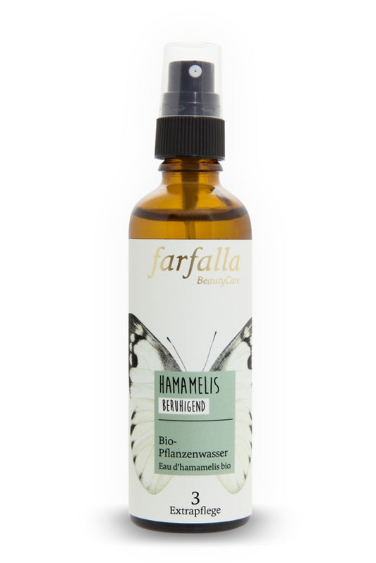 farfalla - Hamamelis Pflanzenwasser 75 ml - WERTE FREUNDE