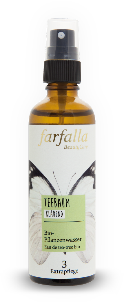 farfalla - Teebaum Pflanzenwasser 75 ml - WERTE FREUNDE