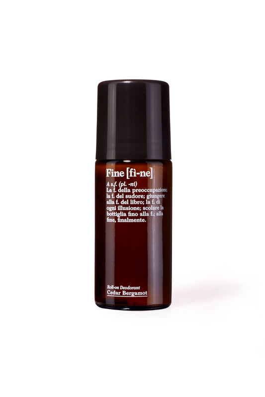 FINE - Deodorant Roll-On Cedar Bergamot 50ml - WERTE FREUNDE
