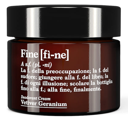 FINE - Deodorant Vetiver Geranium 50 g - WERTE FREUNDE