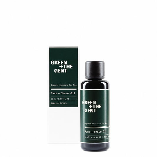 GREEN + THE GENT - Face + Shave Oil - Gesicht - 50 ml - WERTE FREUNDE