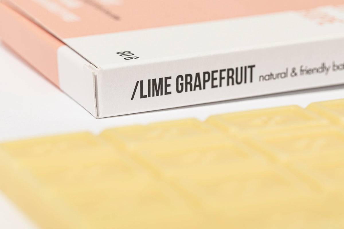 HOPERY - Natural & Friendly Bath Chocolate Lime Grapefruit 80 g - WERTE FREUNDE