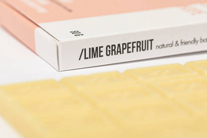 HOPERY - Natural & Friendly Bath Chocolate Lime Grapefruit 80 g - WERTE FREUNDE