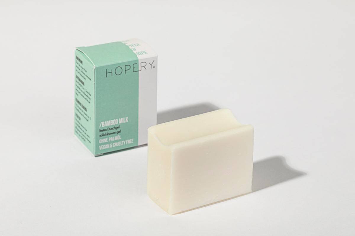 HOPERY - Festes Duschgel Bamboo Milk 100g - WERTE FREUNDE