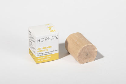 HOPERY - Face cleansing bar Grüner Tee für trockene Haut 65g - WERTE FREUNDE