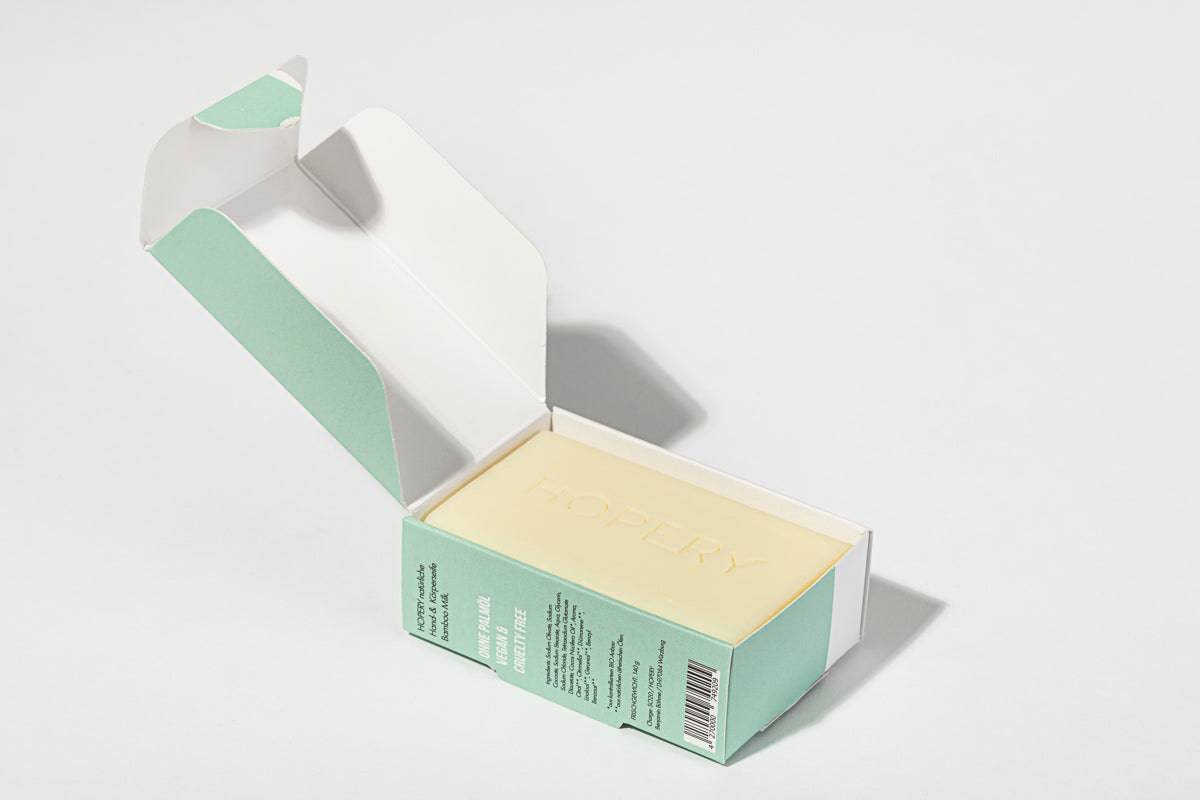 HOPERY - Natural & Friendly Bar Soap Bamboo Milk 140 g - WERTE FREUNDE