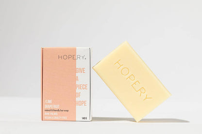 HOPERY - Natural & Friendly Bar Soap Lime Grapefruit 140 g - WERTE FREUNDE