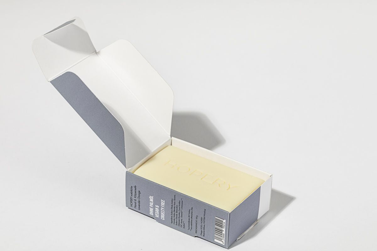 HOPERY - Natural & Friendly Bar Soap Lavender Orange 140 g - WERTE FREUNDE