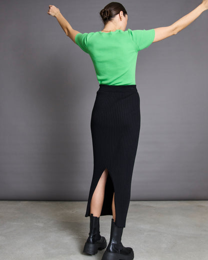 JAN N JUNE - SKIRT EBBA black - WERTE FREUNDE