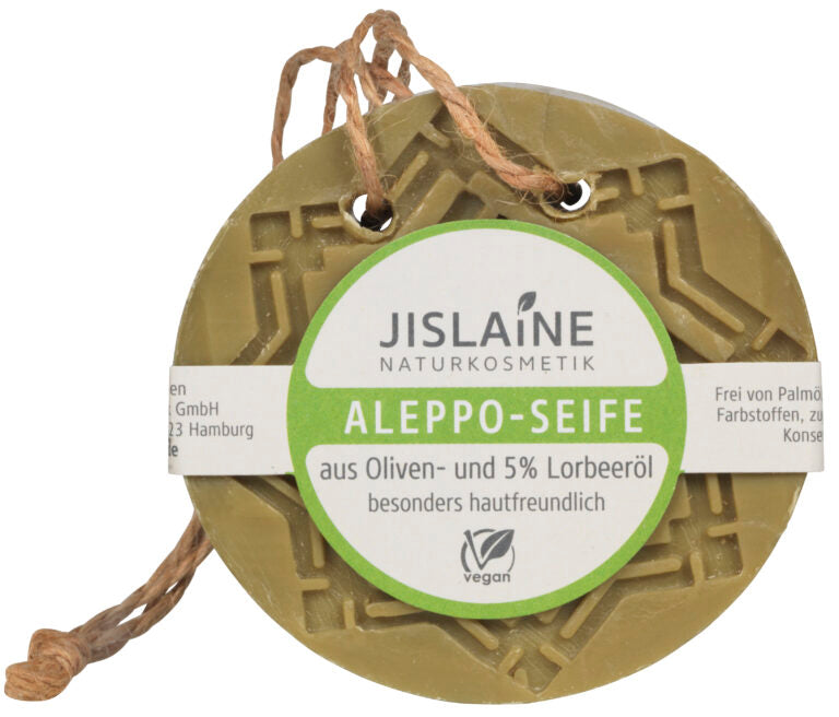 Jislaine - Aleppo-Seife zum Aufhängen 150g - WERTE FREUNDE