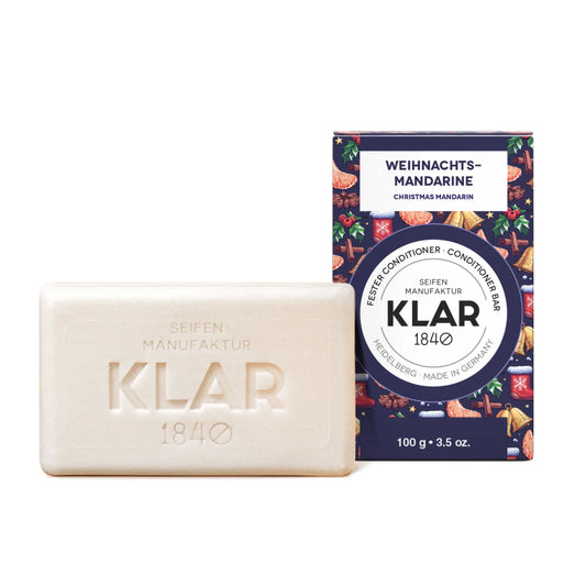 Klar's  - fester Conditioner Christmas Mandarin 100g - WERTE FREUNDE