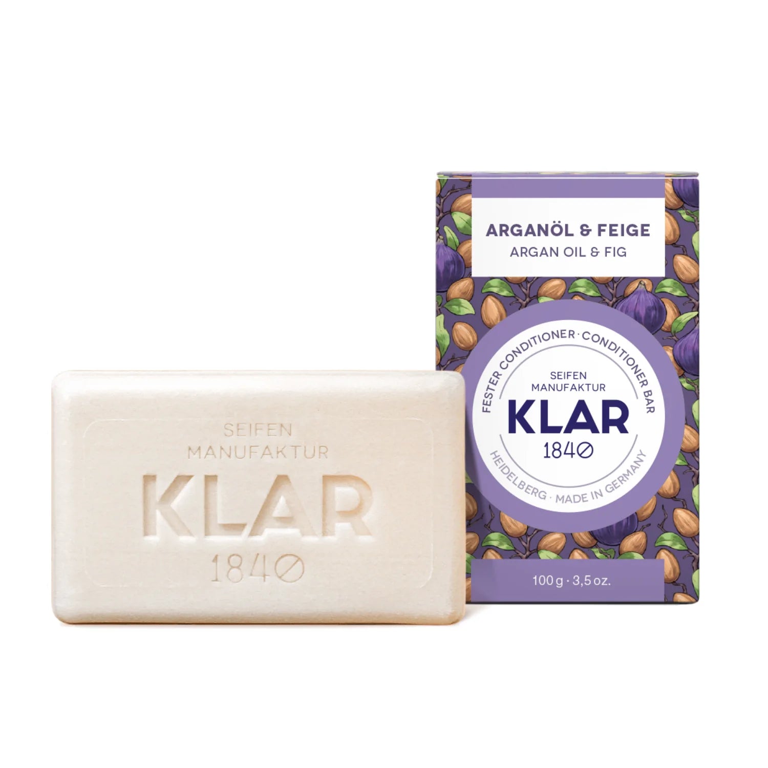 Klar's  - festes Shampoo Arganöl & Feige 100g - WERTE FREUNDE
