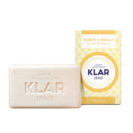 Klar's - festes Shampoo Muskat & Vanille 100g - WERTE FREUNDE